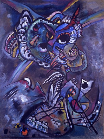 Schemering, 1917 door Wassily Kandinsky